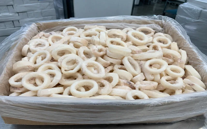 frozen squid rings IQF calamari rings supplier