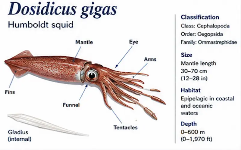 frozen dosidicus gigas humboldt squid peru chile supplier